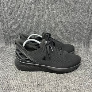 Kizik Athens Blackout Black Athletic Handsfree Knit Shoes Mens Size 10.5 WORN 1X